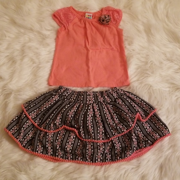 healthtex Other - Healthtex | Pretty Shirt and Skirt Graphic Print